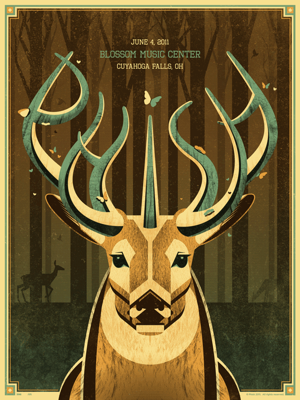 Phish (Blossom Music Center) Poster